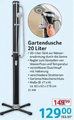 Selgros Gartendusche 20 Liter Angebot