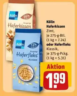 REWE Kölln Haferkissen oder Haferfleks Angebot