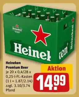 REWE Heineken Premium Beer Angebot