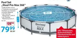 Selgros Bestway Pool Set ,,Steel Pro Max 366" Angebot