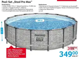 Selgros Bestway Pool-Set ,,Steel Pro Max" Angebot