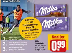 REWE MILKA Schokolade Angebot