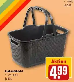REWE Einkaufskorb Angebot