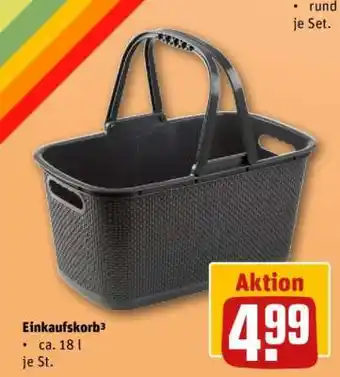 REWE Einkaufskorb Angebot