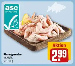 REWE Riesengarnelen Angebot