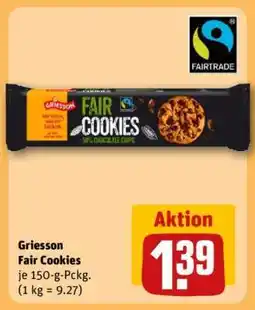 REWE Griesson Fair Cookies Angebot