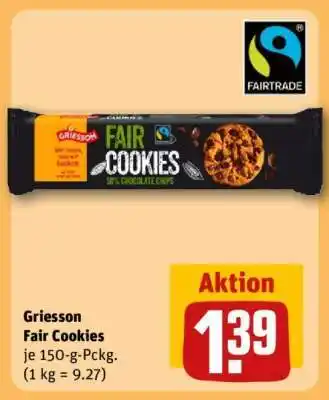 REWE Griesson Fair Cookies Angebot