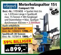 Norma Meterholzspalter 15 t Angebot