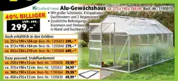 Norma Alu-Gewächshaus Angebot