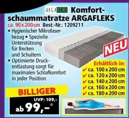 Norma Komfortschaummatratze ARGAFLEKS Angebot