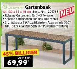 Norma Gartenbank Angebot