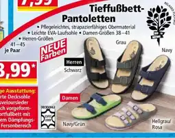 Norma Tieffußbett- Pantoletten Angebot