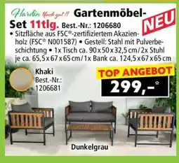 Norma Gartenmöbel-Set 11tlg Angebot