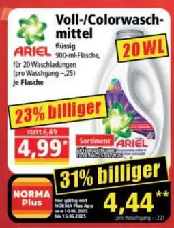 Norma Voll-/Colorwaschmittel Angebot