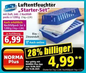 Norma Luftentfeuchter „Starter-Set“ Angebot