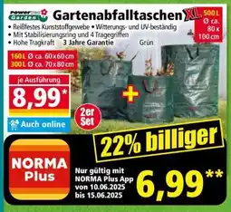 Norma Gartenabfalltaschen XL Angebot