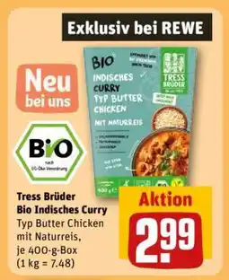 REWE Tress Brüder Bio Indisches Curry Angebot