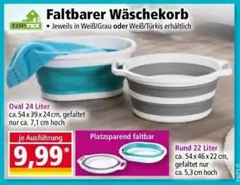 Norma Faltbarer Wäschekorb Angebot