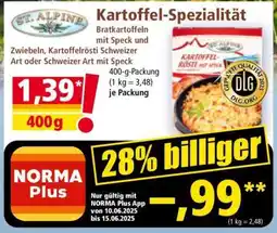 Norma Kartoffel-Spezialität Angebot