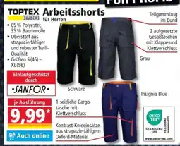 Norma TOPTEX PRO Arbeitsshorts für Herren Angebot