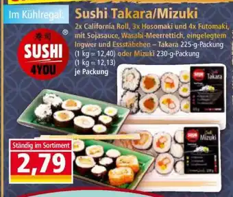 Norma Sushi Takara/Mizuki Angebot