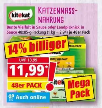 Norma Kitekat Katzennassnahrung Angebot