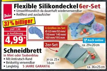 Norma Flexible Silikondeckel 6er-Set Angebot