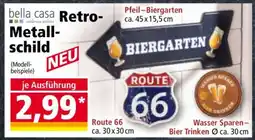 Norma Retro-Metallschild Angebot