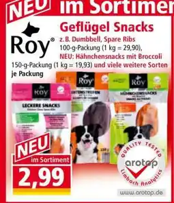Norma Roy Geflügel Snacks Angebot