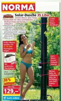 Norma Solar-Dusche 35 Liter Angebot