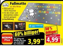 Norma Fußmatte Angebot