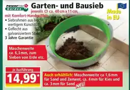 Norma Garten- und Bausieb Angebot