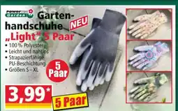 Norma Gartenhandschuhe Light 5 Paar Angebot