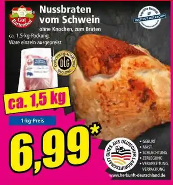 Norma Nussbraten vom Schwein Angebot