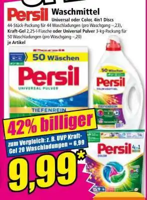 Norma PERSIL Waschmittel Angebot