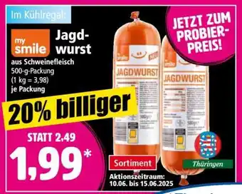 Norma my smile Jagdwurst Angebot