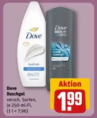 REWE Dove Duschgel Angebot