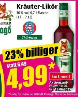 Norma Kräuter- likör Angebot