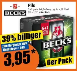 Norma Beck's Pils Angebot