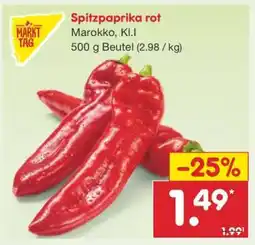Netto Marken-Discount Spitzpaprika rot Angebot