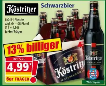 Norma KÖSTRITZER Schwarzbier° Angebot