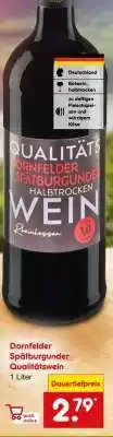 Netto Marken-Discount Dornfelder Spätburgunder Qualitätswein Angebot