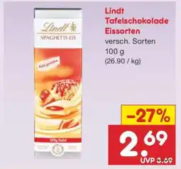 Netto Marken-Discount Lindt Tafelschokolade Eissorten Angebot
