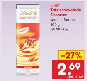 Netto Marken-Discount Lindt Tafelschokolade Eissorten Angebot