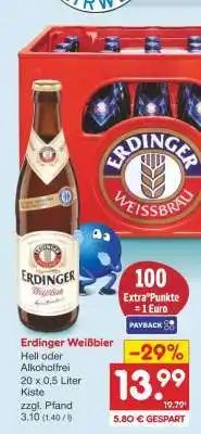 Netto Marken-Discount Erdinger Weißbier Angebot