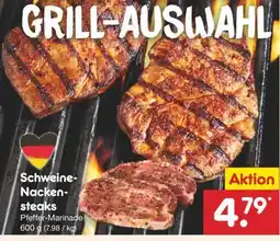 Netto Marken-Discount Schweine- nackensteaks Angebot