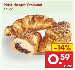Netto Marken-Discount Nuss-Nougat-Croissant Angebot