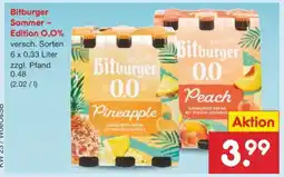 Netto Marken-Discount Bitburger Sommer – Edition 0,0% Angebot