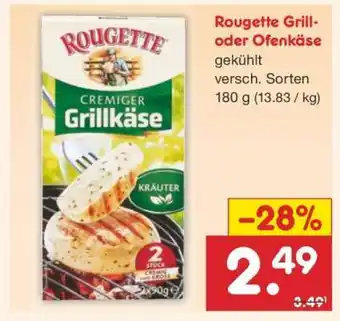 Netto Marken-Discount ROUGETTE Grill- oder Ofenkäse Angebot