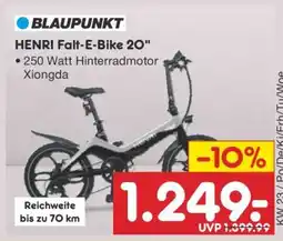 Netto Marken-Discount HENRI Falt-E-Bike 20 Angebot